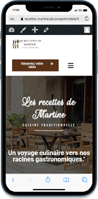 exemple site internet restaurant version mobile