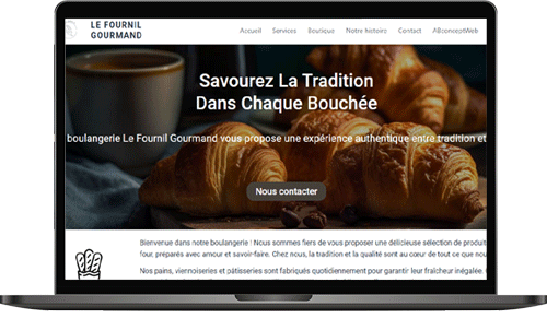 site internet boulangerie
