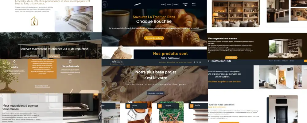 Des sites internet modernes responsive et optimisés pour le référencement SEO