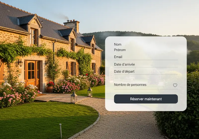 création de site internet gîte et chambre d'hôtes