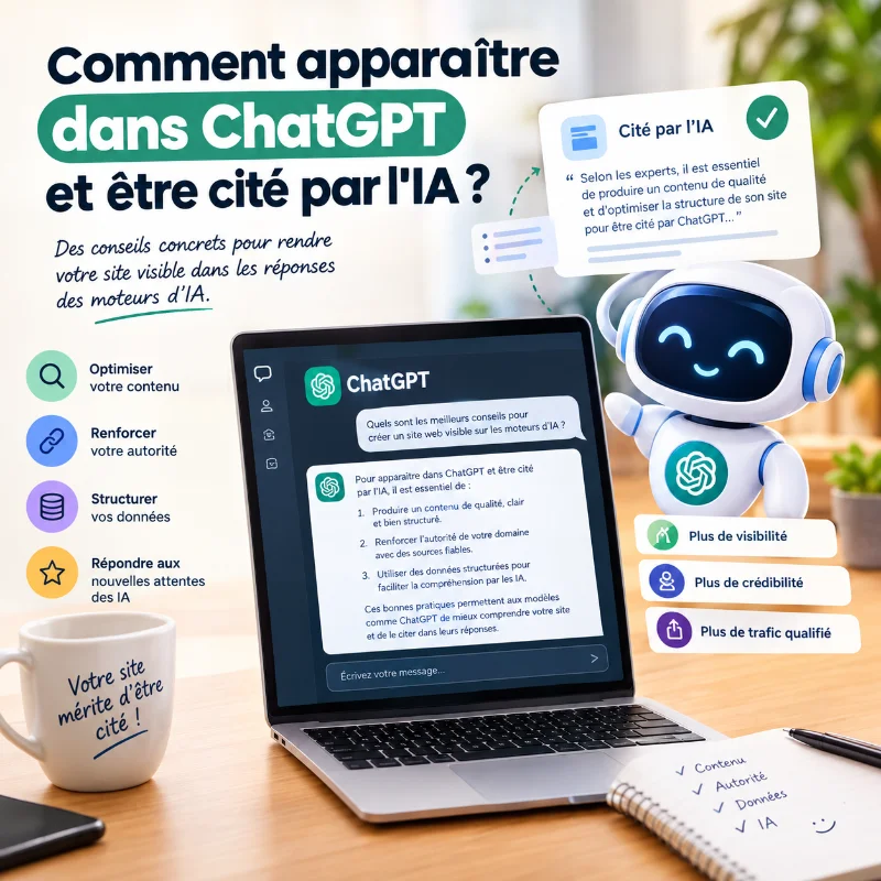 Comment apparaître dans ChatGPT et être cité par l'IA