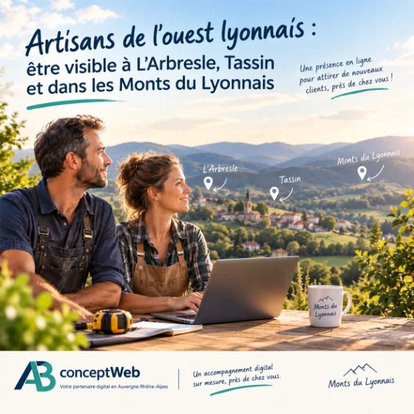 artisans ouest Lyonnais visible localement